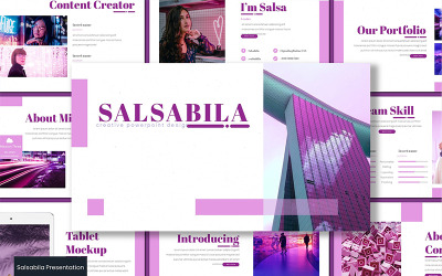 Salsabila - шаблон Keynote