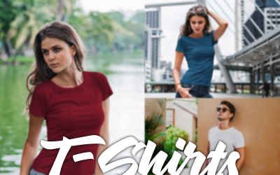 Více než 100 Premium Mockups Bundle - tričko design