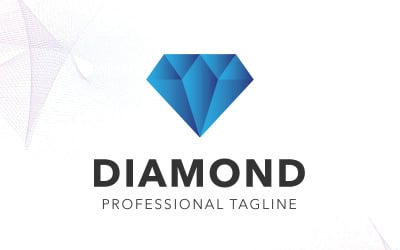 Алмазный шаблон логотипа