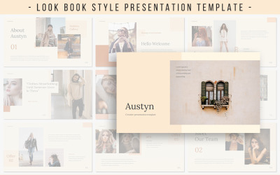 Austyn bemutató PowerPoint sablon