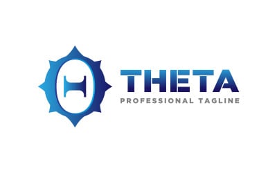 Design de logotipo científico Theta Compass