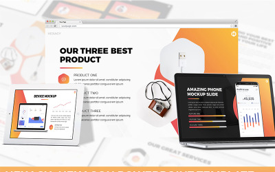 Hexagy - 六边形风格的PowerPoint模板