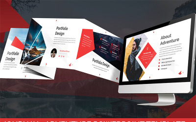 旅程 - 冒险的PowerPoint模板