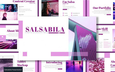 Salsabila PowerPoint şablonu