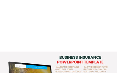 Versicherung - Unternehmensberater PowerPoint-Vorlage