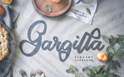 Gargilla | Elegante tipo de letra cursiva