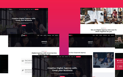 Maxz - Vállalati adaptív WordPress téma