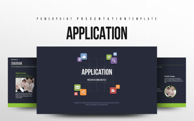 Modello di presentazione dell&amp;#39;app PowerPoint