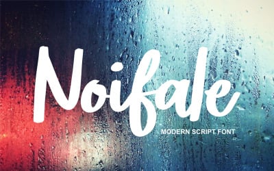 Noifale | Fuente cursiva moderna