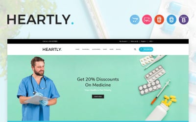 Responsive Heartly OpenCart Template #97751