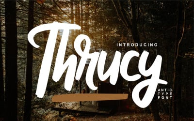 Thrucy | Антитипічний скорописний шрифт