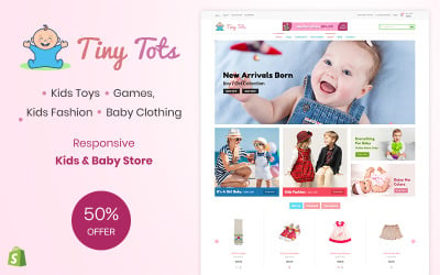 TinyTots - Tema Shopify per bambini e neonati
