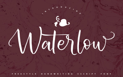 Waterlow | Handskrift Cursive Font
