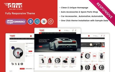 Drive - Tema de WooCommerce para repuestos y accesorios de automóviles