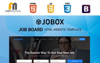 Jobox-Job Board HTML5网站模板