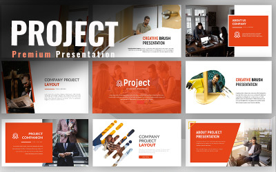 Projektový konzultant PowerPoint šablony