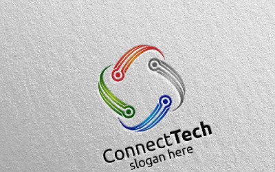 Technology and electronic 6 Logo Template