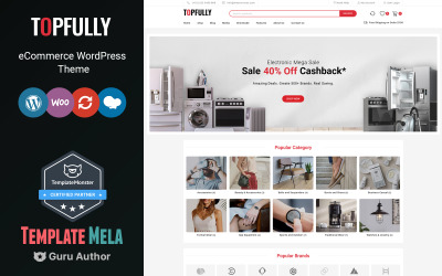 TopFully - Mega Shop Víceúčelové téma WooCommerce