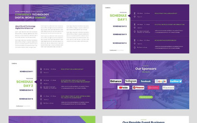 "Conference - Event Seminar Business" Keynote Template №97981