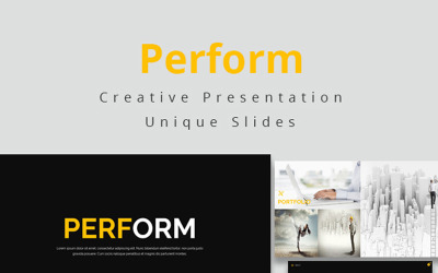 Perform - Keynote template