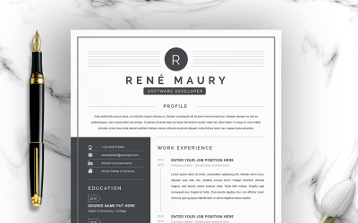 Rene Maury Resume Template