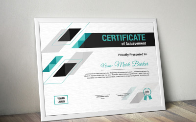 Modello di certificato geometrico