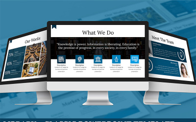 图书馆 - 经典的PowerPoint模板