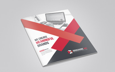 Business Bi-fold Brochure Design - Corporate Identity Template