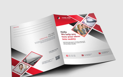 Green Color  presentation folder - Corporate Identity Template