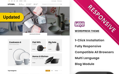 Utown - тема премиум-класса для WooCommerce Mega Kitchen Store