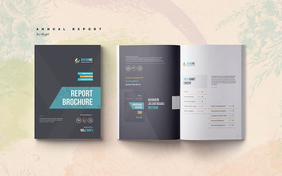 年度报告-InDesign CC-企业标识模板