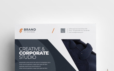 Brand - Flyer Vol_59 - Vorlage für Corporate Identity