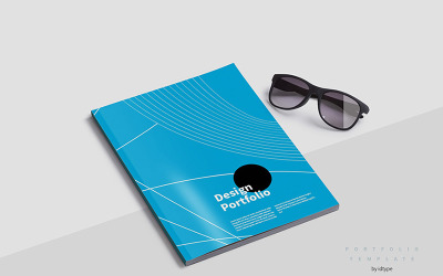 Brochure du portfolio créatif - Modèle d&amp;#39;identité d&amp;#39;entreprise