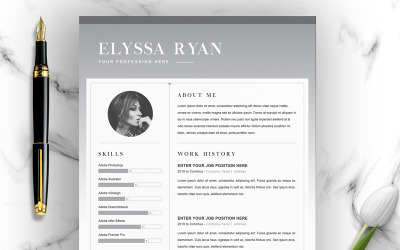 Elyssa Word Cv CV-sjabloon