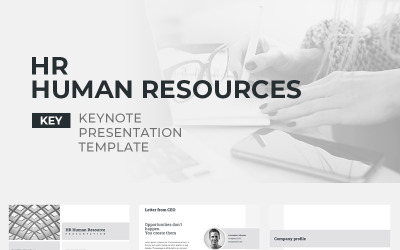 HR Human Resources - šablona Keynote