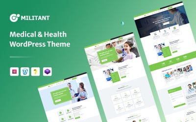 Tema WordPress Elementor para saúde e clínica médica.