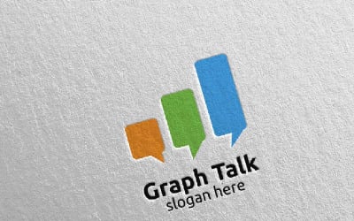 Business Talk Stats  1 Logo Template