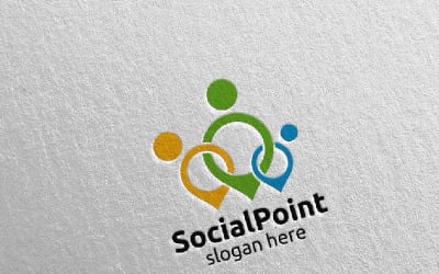 Community and Consulting  2 Logo Template
