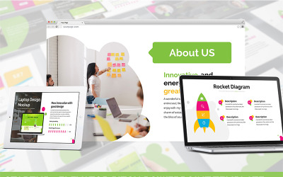 Indítás – Elevator Pitch PowerPoint sablon