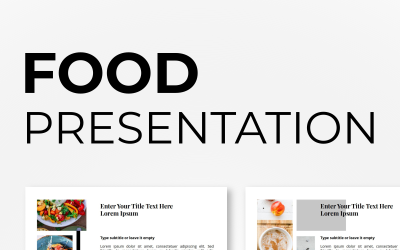 Madang - PowerPoint-mall för presentation av mat och dryck