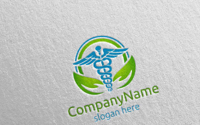 Шаблон логотипу медичного охорони здоров&amp;#39;я