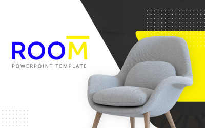 Quarto - modelo de PowerPoint totalmente animado de apresentação de móveis