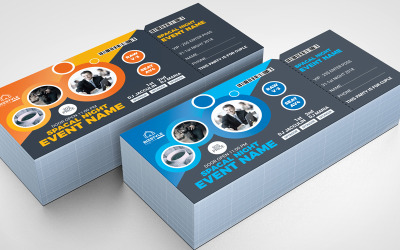 Boleto para eventos de fiesta - Plantilla de identidad corporativa