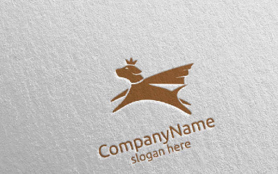 Hero Dog for Pet Shop, Veterinary, or Dog Lover Concept 11 Logo Template