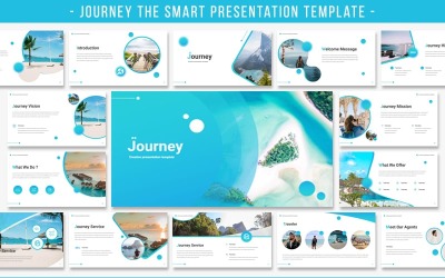 JOURNEY-Präsentation PowerPoint-Vorlage