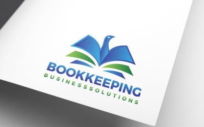 Logotipo de teneduría de libros financieros Creative Freedom