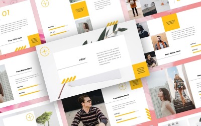 Widok — Kreatywny szablon programu PowerPoint