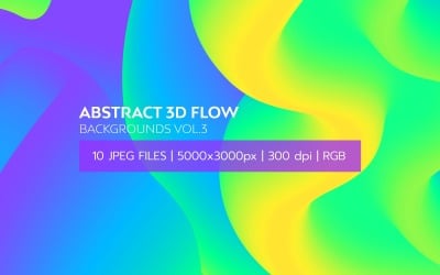 Abstract 3D Flow Vol.3 Background