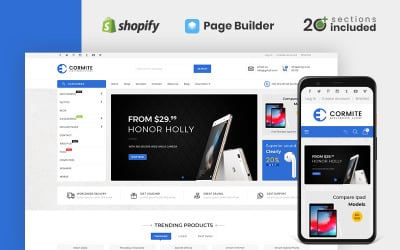 Cormite Electronics Store Shopify Theme