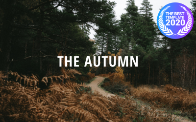 El otoño - Portafolio creativo | Plantilla de Drupal receptiva